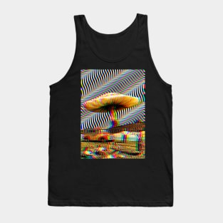 Vintage Psychedelic Mushroom Art Tank Top